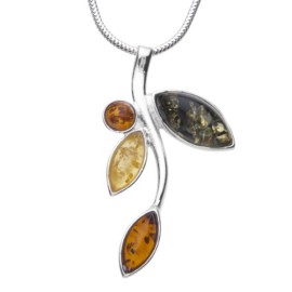 In Collections – 242A204007340 – Collier avec pendentif Femme – Argent fin 925/1000 – Ambre In Collections – 242A204007340 – Collier avec pendentif Femme – Argent fin 925/1000 – Ambre 2