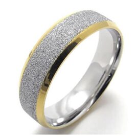 KONOV Bijoux Bague Homme Femme – Givré – Alliance – Amour – Mariage – Fiançailles – Acier Inoxydable – Anneaux – Fantaisie – pour Homme et Femme KONOV Bijoux Bague Homme Femme – Givré – Alliance – Amour – Mariage – Fiançailles – Acier Inoxydable – Anneaux – Fantaisie – pour Homme et Femme