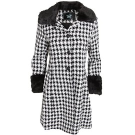 Manteau--motif-pied-de-poule-Femme-0