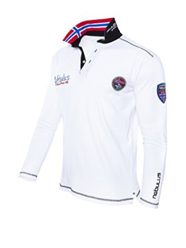 Nebulus-Pull-avec-col-polo-Benty-homme-blanc-Taille-Q768-0