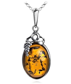 Noda – Pendentif pour femme en ambre – Chaîne 46 cm Noda – Pendentif pour femme en ambre – Chaîne 46 cm