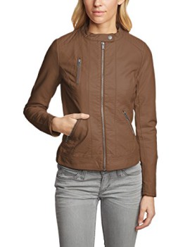 Only-Ferry-Veste-en-cuir-Manches-Longues-Femme-0-1