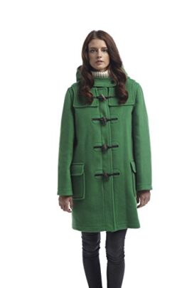 Original Montgomery Classic Duffle Coat Femme Vert Original Montgomery Classic Duffle Coat Femme Vert