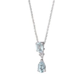 Paris Vendôme – Collier – Or blanc 9 cts – Diamant 0.012 cts – 43 cm – VC521TD Paris Vendôme – Collier – Or blanc 9 cts – Diamant 0.012 cts – 43 cm – VC521TD