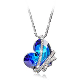 Pauline-Morgen-Venise-amour-Collier-avec-Pendentif-Femme-avec-Cristal-Swarovski-Elements-Coeur-0