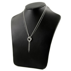 Petits-Merveilles-Damour-Collier-Femme-Argent-Fin-9251000-Noeud-Damour-Algrien-Inspir-par-James-Bond-Casino-Royal-0-1