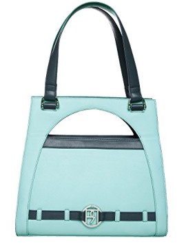 Phive-Rivers-Sac--main-en-cuir-Saffiano-Vert-deau-Daisy-PR921-0