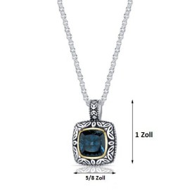 Revoni – Collier – Femme – Argent 925/1000 7.0 Gr – Topaze 5.0 Cts Revoni – Collier – Femme – Argent 925/1000 7.0 Gr – Topaze 5.0 Cts 4