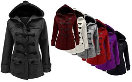 Samantha’s Neuf Femmes Manches Longues Duffle Coat Femmes Coupe Standard Veste Polaire Samantha’s Neuf Femmes Manches Longues Duffle Coat Femmes Coupe Standard Veste Polaire