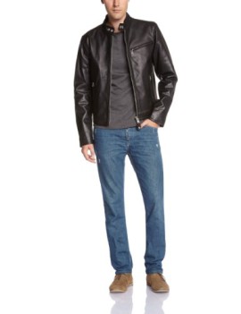 Schott-Nyc-Lc940D-Veste-en-cuir-Manches-longues-Homme-0