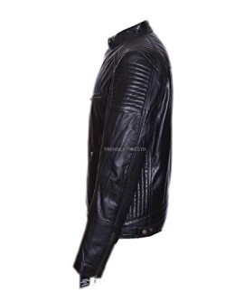 Scorpion-Noir-pour-homme-Style-Biker-rtro-Racer-Veste-en-cuir-de-mouton-0-0