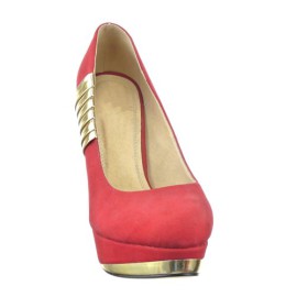 Sopily – Chaussure Mode Escarpin Decolleté Stiletto Cheville femmes Métallique Talon aiguille haut talon 12.5 CM – Rouge/Or Sopily – Chaussure Mode Escarpin Decolleté Stiletto Cheville femmes Métallique Talon aiguille haut talon 12.5 CM – Rouge/Or 3