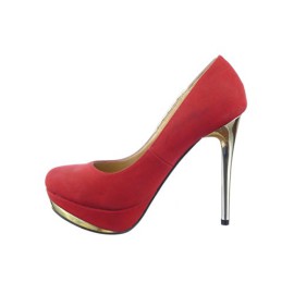 Sopily-Chaussure-Mode-Escarpin-Decollet-Stiletto-Cheville-femmes-Mtallique-Talon-aiguille-haut-talon-125-CM-RougeOr-0-1