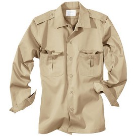 Surplus-US-Chemise-manches-longues-beige-0