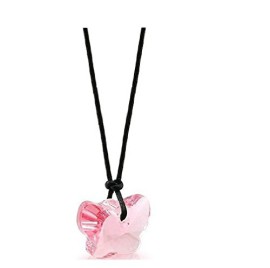 Swarovski – Pendentif Papillon Cristal Rose sur Corde Swarovski – Pendentif Papillon Cristal Rose sur Corde 2