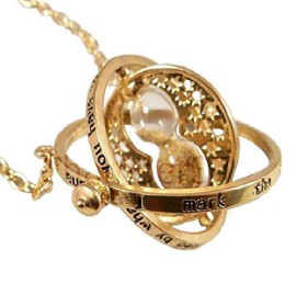 TANGDA Pendentif réplique du Retourneur de temps d’Hermione Granger avec chaîne TANGDA Pendentif réplique du Retourneur de temps d’Hermione Granger avec chaîne