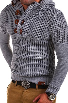 Tazzio – 14-413 – Pull-over en tricot à col brandebourg Tazzio – 14-413 – Pull-over en tricot à col brandebourg 2