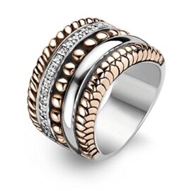 Ti Sento Milano – Bague – Argent plaqué rhodium 925 – Oxyde de Zirconium – 1835ZR/50 Ti Sento Milano – Bague – Argent plaqué rhodium 925 – Oxyde de Zirconium – 1835ZR/50 2