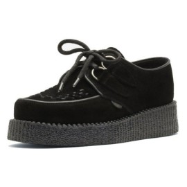 Underground – Creepers style rockabilly en cuir velours Underground – Creepers style rockabilly en cuir velours 2