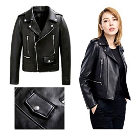 Veste-BikerManteau-en-simili-cuir-pour-femme-0