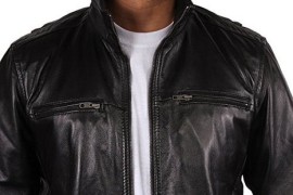 Veste motard en cuir pour homme en cuir véritable NOIR NEUF Coat Étui XS – 5XL Veste motard en cuir pour homme en cuir véritable NOIR NEUF Coat Étui XS – 5XL 4