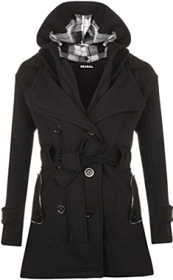 WearAll-Femmes-Encapuchonn-Chque-Poche-Longue-Manche-Belted-Toison-Veste-Haut-Manteau-Jackets-Femmes-Tailles-36-42-0