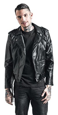 Zelda-Zelda-Blouson-imitation-cuir-noir-0-1