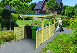 Abri de Jardin Bois du Nord Traité 4.93 m2 KARIBU Abri de Jardin Bois du Nord Traité 4.93 m2 KARIBU