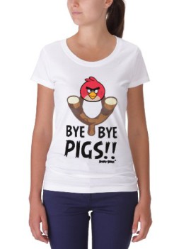 Angry Birds – T-Shirt – Cintré – Fantaisie – Femme Angry Birds – T-Shirt – Cintré – Fantaisie – Femme 2