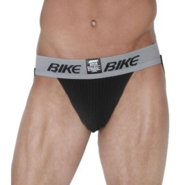 Bike Jock Performance Cotton Adult Supporter Jockstrap – noir / gris – ceinture large env. 4,5 cm Bike Jock Performance Cotton Adult Supporter Jockstrap – noir / gris – ceinture large env. 4,5 cm