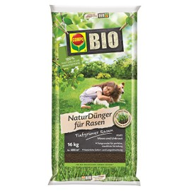 COMPO-bIO-engrais-naturel-pour-gazon-22121-16-kg-pour-400-m-100-dingrdients-naturels-tiefgrnen-pour-gazon-0