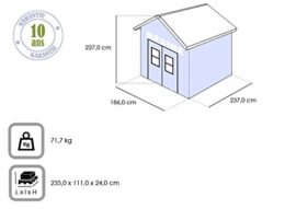 Chalet-Jardin-12-929579-Premium-86-Abri-Double-Porte-avec-Fentres-Rsine-Gris-186-x-237-x-227-cm-0-1