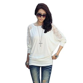 Chemise-Femme-Kolylong-1PC-Femmes-Manches-Longues-Casual-Dentelle-Dolman-LChes-T-Shirt-Tops-Chauve-Souris-0