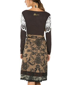 Desigual-Argaret-Robe-Trapze-Imprim-Manches-longues-Femme-0-0