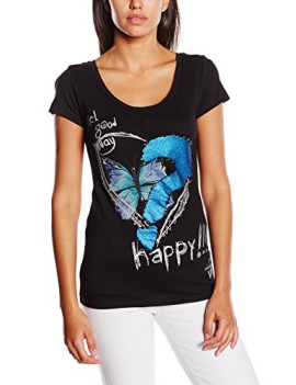 Desigual-Arsen-T-shirt-Imprim-Manches-courtes-Femme-0