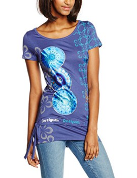 Desigual-Berlin-T-shirt-Imprim-Manches-courtes-Femme-0