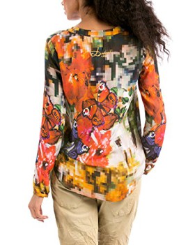 Desigual-Camila-Chemisier-Taille-normale-Manches-longues-Femme-0-0