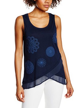 Desigual Carola – Débardeur – Imprimé – Sans manche – Femme Desigual Carola – Débardeur – Imprimé – Sans manche – Femme