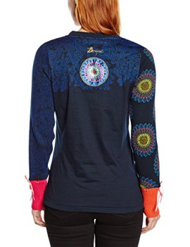 Desigual-Carola-T-shirt-Imprim-Col-rond-Manches-longues-Femme-0-0