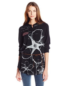 Desigual Esther – Chemisier – Taille normale – Manches longues – Femme Desigual Esther – Chemisier – Taille normale – Manches longues – Femme 2