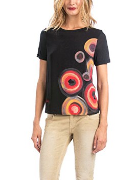 Desigual Eustace – T-shirt – Imprimé – Col rond – Manches courtes – Femme Desigual Eustace – T-shirt – Imprimé – Col rond – Manches courtes – Femme