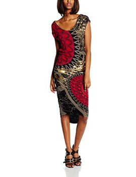 Desigual-Jeremas-Robe-Trapze-Imprim-Manches-courtes-Femme-0