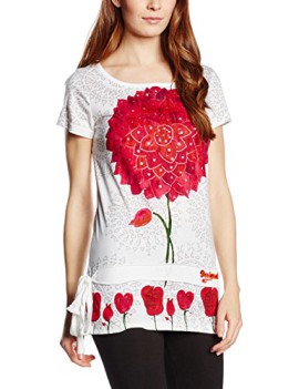 Desigual-Jude-T-shirt-Imprim-Manches-courtes-Femme-0