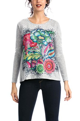 Desigual Martinica – T-shirt – Imprimé – Col rond – Manches longues – Femme Desigual Martinica – T-shirt – Imprimé – Col rond – Manches longues – Femme 2