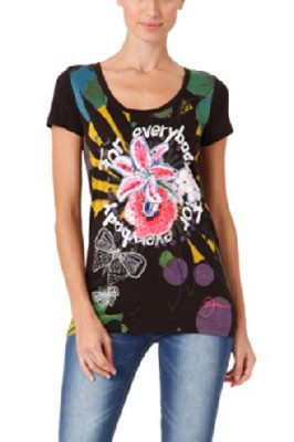 Desigual-Termic-T-shirt-Manches-courtes-Femme-0