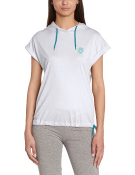 Dorotennis-Dynamic-Move-T-Shirt--capuche-manches-courtes-Femme-Gris-0