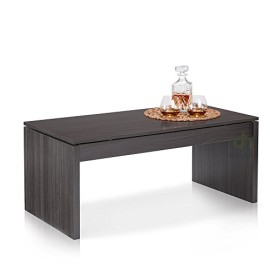 Due-home Table basse grise avec plateau relevable Due-home Table basse grise avec plateau relevable 3