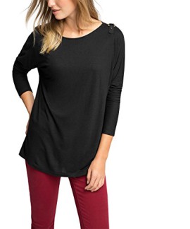 ESPRIT-Collection-mit-Stretch-T-Shirt--Manches-Longues-Manches-Longues-Femme-0