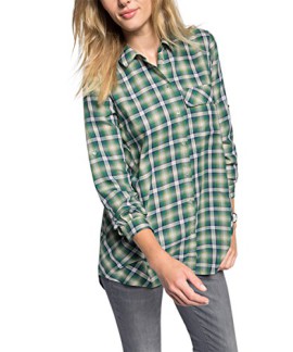 Esprit 075EE1F014 80 Twill Check – Chemisier – Femme Esprit 075EE1F014 80 Twill Check – Chemisier – Femme