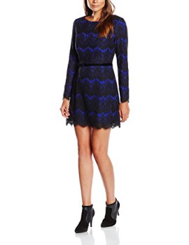 French-Connection-LINEA-LACE-LS-FLARED-DRESS-Robe-Femme-0